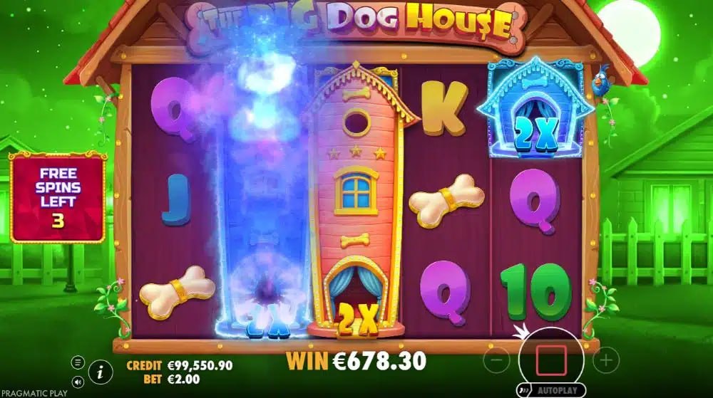 the big dog house - бонусный раунд